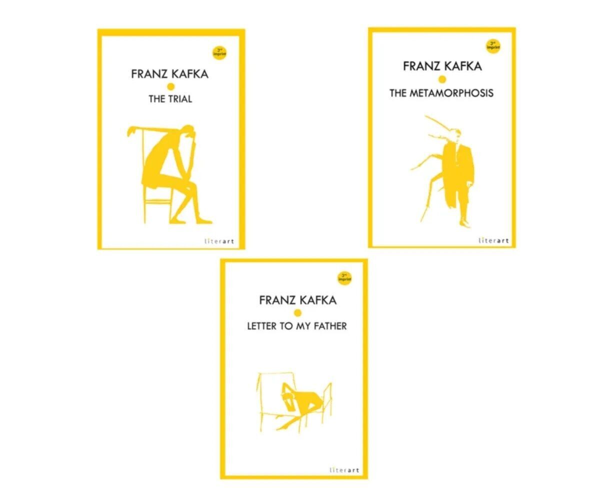 Franz Kafka İngilizce Roman Seti (3 Kitap Takım)