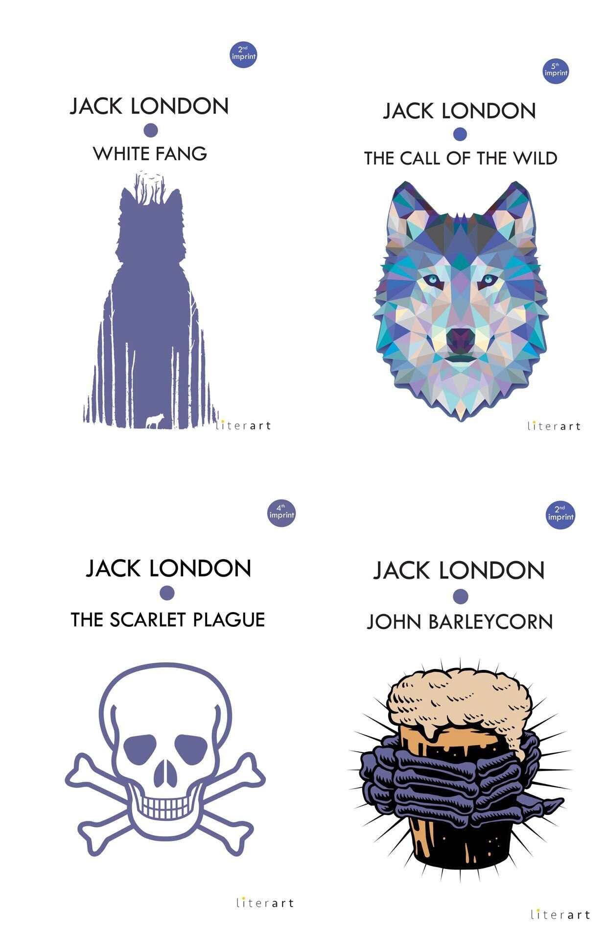 Jack London İngilizce Roman Seti (4 Kitap Takım)