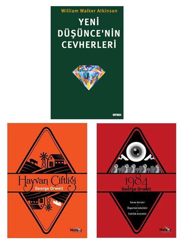 1984 ve Hayvan Çiftliği Set ( Yeni Düşüncenin Cevherleri Hediye)