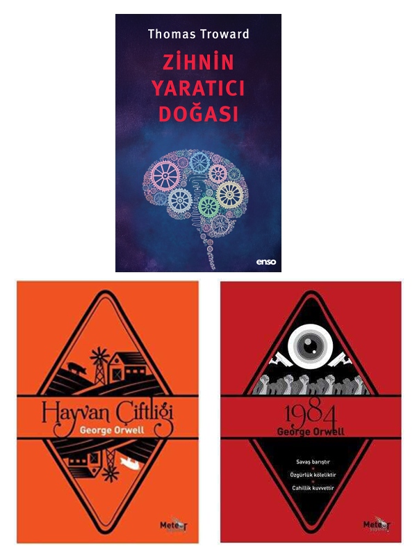 1984 ve Hayvan Çiftliği Set (Zihnin Yaratıcı Doğası Hediye)