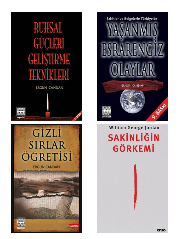 Ruhsal Güçleri Geliştirme Teknikleri - Gizli Sırlar Öğretisi -Esrarengiz Olaylar - Sakinliğin Görkemi 4 Kitap Set