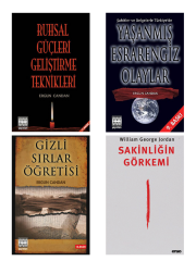 Ruhsal Güçleri Geliştirme Teknikleri - Gizli Sırlar Öğretisi -Esrarengiz Olaylar - Sakinliğin Görkemi 4 Kitap Set