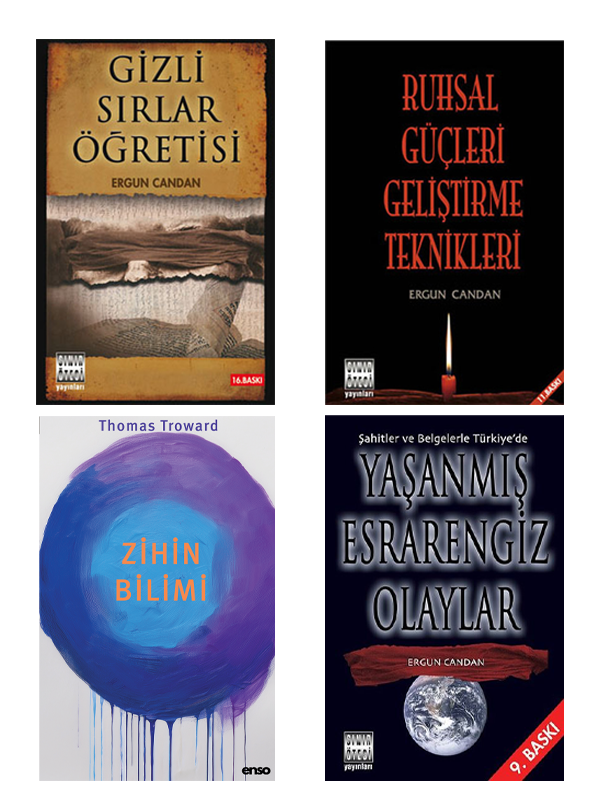 Gizli Sırlar Öğretisi -Esrarengiz Olaylar - Ruhsal Güçleri Geliştirme Teknikleri -Zihin Bilimi 4 Kitap Set